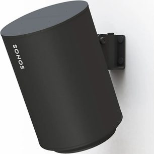 Czarny uchwyt ścienny Mountson do SONOS ERA 100