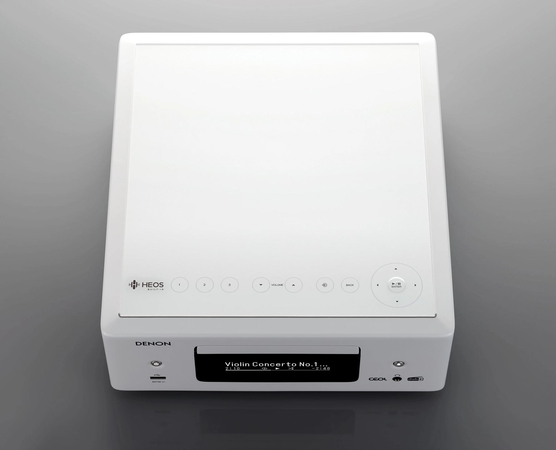 Denon CEOL RCD-N12DAB + SC-N10 white - Mini Hi-Fi System