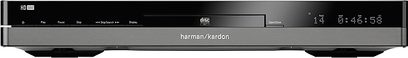 Harman Kardon HD 980 CD-afspiller, set forfra, sort front med LCD-display, sølvfarvede knapper og CD-bakke