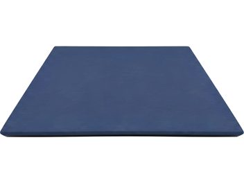 Assorbitore Artnovion Luxor Line blu rettangolare con superficie liscia vista in prospettiva