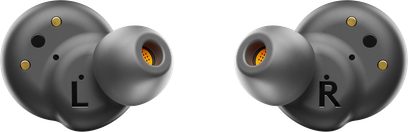 rear view of earphones