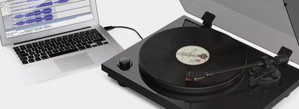 Reloop Turn 3 MK2 svart platespiller Hi-Fi toppmodell med USB digital lydgrensesnitt