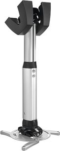 Vogel's PPC 1540 loftbeslag til projektor i metal, set forfra, teleskoparm, rund monteringsplade