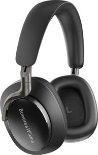 Bowers & Wilkins Px8 trådløse hovedtelefoner i sort, afdæmpet og førsteklasses design i læder og børstet metal