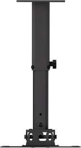 Supporto a soffitto XGIMI Titan per videoproiettore, braccio nero regolabile in altezza, vista frontale