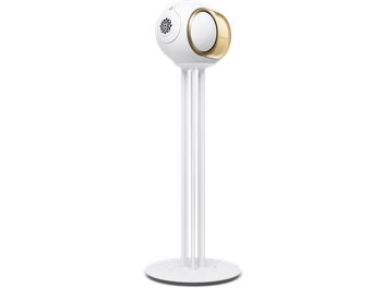 Підставка DEVIALET Tree для Phantom Ultimate 98 dB Opéra de Paris, метал білий, три стійки, кругла основа, вид спереду