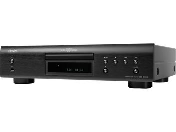 Aukštos raiškos CD grotuvas Denon DCD-900NE, juodas, su šlifuoto aliuminio priekine panele, centriniu ekranu ir valdymo mygtukais