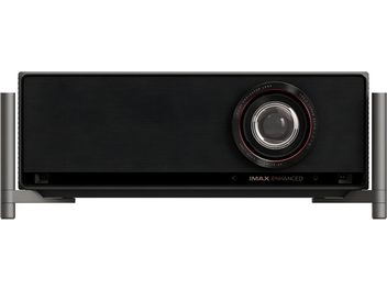 Vidéoprojecteur XGIMI Titan noir vue de face avec grand objectif rond à droite et mention IMAX Enhanced sur la façade