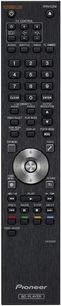 Sort Pioneer fjernbetjening med numeriske taster, kontrol- og navigationstaster til Blu-ray-afspilleren BDP-LX71