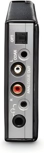 Chord Electronics Premium læderetui til Hugo2/2Go sort, sidevisning, udskæringer til optisk, koaksial, RCA L/R og jack
