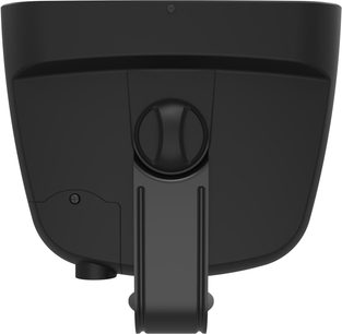 Diffusore da esterno Klipsch PSM-800-T nero, vista posteriore con supporto di fissaggio centrale e manopola