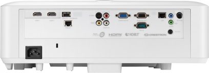 ViewSonic LS921WU-videoprojektor, bagside, HDMI-, VGA-, lyd-, USB-, RS232-, RJ45- og strømtilslutninger