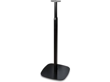 Регулируема подставка BlueSound Support за PULSE M & FLEX, черна, цилиндрична, с кръгла основа, регулируема височина, черен метал
