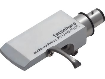 Audio-Technica AT-LH13/OCC harjatud hõbedane vinüülplaadi helikäpp koos külgmise metallist sõrmehoovaga