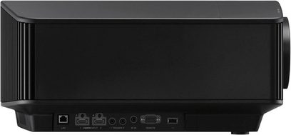 Sony VPL-VW870ES videoprojektor, bagside, HDMI- og netværksforbindelser, ventilationsgitre, sort farve