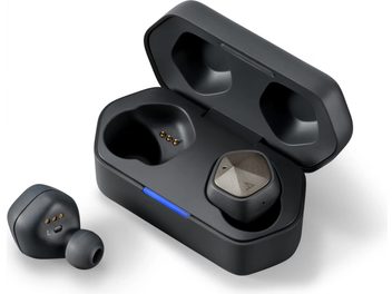 Astell&Kern AK UW100 MKII kabelloser Kopfhörer in mattschwarz, kompakt, mit gepolsterten ovalen Ohrmuscheln, breitem Bügel und Ladeetui
