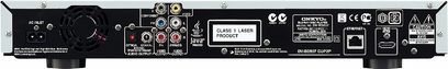 Onkyo DV-BD507 4K Blu-ray-afspiller, bagside, lyd/video-tilslutninger, USB-port, HDMI-udgang, Ethernet-indgang