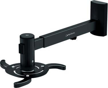 Norstone Mount Proje-W mat sort loftbeslag til videoprojektorer, teleskopisk svingarm, set fra siden