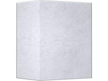 Assorbente acustico Artnovion Dawson 2.0 bianco, forma quadrata, superficie testurizzata granulosa, bordi dritti, vista frontale