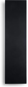Cassa da incasso a muro Canton Atelier InWall 9 nero laccato, pannello frontale rettangolare verticale visto frontalmente