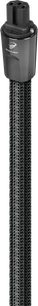 Audioquest Tornado 72V DBS C15 2m power cable, black braided jacket, silver IEC and mains connectors