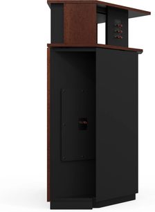 Колонка Klipsch Khorn AK7 у фініші American Auburn, частковий вигляд ззаду з видимими роз'ємами