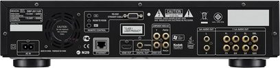 Denon DBP-2011UD 4K Blu-ray-afspiller, bagside, audio/video-tilslutninger, HDMI-porte, Ethernet, koaksial, optisk, USB