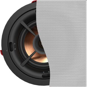 Klipsch PRO-160-RPC Decken-Einbaulautsprecher mit Kupferlautsprecher und weißem Lochgitter