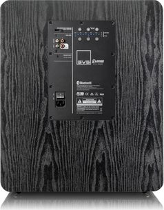 Subwoofer SVS PB-2000 Pro černý jasan, zadní strana, konektory a ovládání, povrchová úprava černý jasan