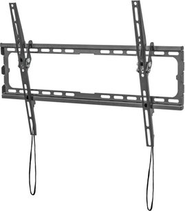 Norstone Mount FIX 3780 TILT TV-veggfeste, matt svart metallstruktur, perforerte vertikale stenger, kroker