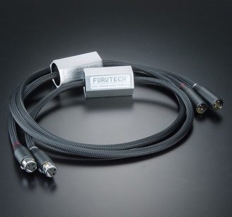 Síťový napájecí kabel Furutech Audio Reference III-N1 XLR černý se stříbrnými XLR konektory na koncích