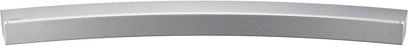 Samsung HW-MS6501 metallisk grå soundbar, set forfra, med en langstrakt og afrundet form i enderne