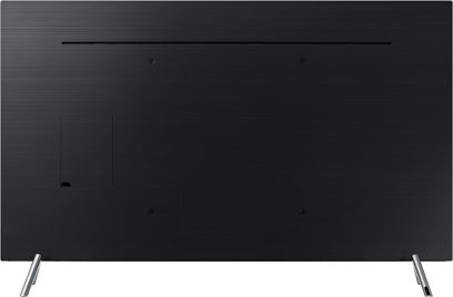 Samsung UE55TU7005 55 tum platt LED-TV, frontvy, smal svart ram, metallben