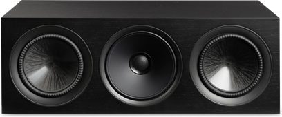 Sort Paradigm Premier 520LCR v2 centerhøjttaler set forfra med tre højttalerenheder på fronten