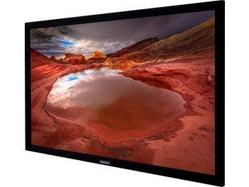 Lumene Movie Palace UHD 4K/8K Platinum 200C screen displaying a vibrant desert landscape
