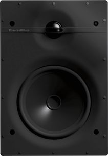 Bowers & Wilkins CWM362 indbygningshøjttaler til væg, sort cirkulær front, blank centerhøjttaler