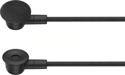 Tilbehør til Sennheiser HD 500-hodesett, svart BAM i plast, to sirkulære kapsler med skum og grill, sidevisning
