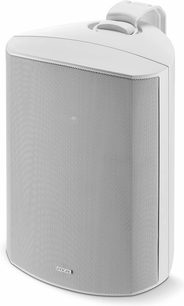Focal 100 OD6 luidspreker, wit, afgeronde vorm, metalen rooster aan de voorkant, matte witte afwerking