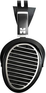 Åbent hi-fi hovedsæt Hifiman Ananda Stealth Magnet (V3), set forfra, cirkulær sort metalrist på ovale ørepuder