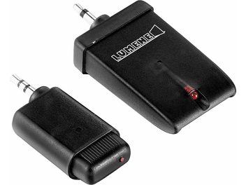 Zwei schwarze, rechteckige Lumene Wireless Trigger (RF - IR) Funksender nebeneinander auf weißem Hintergrund