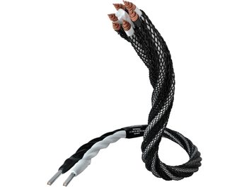Reproduktorový kabel Inakustik Reference LS-204 XL Micro AIR Easy plug (2 x 3 m) černobílý kroucený, banánky z mědi