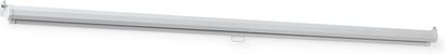 Schermo di proiezione manuale Projeo EasyPull HD 77 bianco avvolgibile nel suo cassonetto, vista frontale
