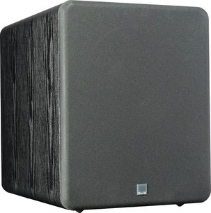 Subwoofer SVS PB-1000 PRO černý jasan, povrchová úprava černý jasan. Kostkový tvar, čelní strana černá se stříbrným logem SVS