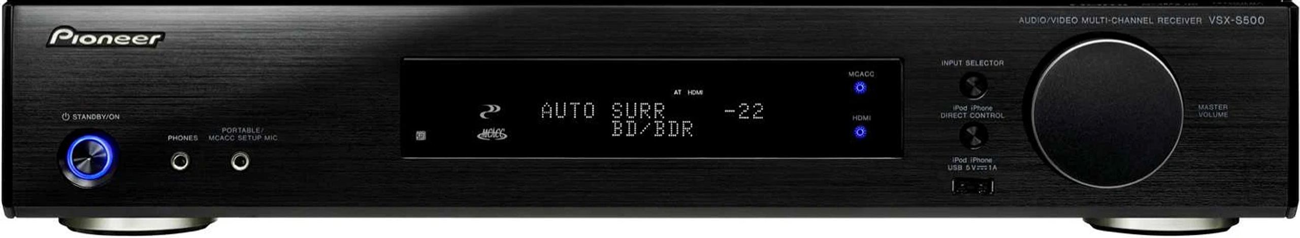 Pioneer VSX-S500 - Home Theater Receiver - HomeCineSolutions