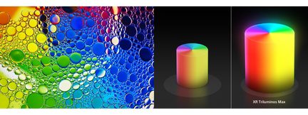 Sony A95L: XR Triluminos Max billedbehandling
