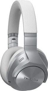 Навушники Technics EAH-A800 сріблясті, вигляд зліва, овальні амбушури, м’яке наголів’я, матове сріблясте покриття