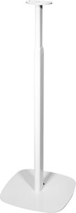 BlueSound Adjustable Speaker Stand for PULSE M & FLEX white, cylindrical, circular base, adjustable height, white