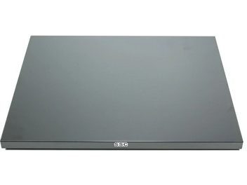 HI-FI SSC Solobase sort vibrationsdæmper til elektronik, sort, set oppefra, rektangulær form, mat sort overflade