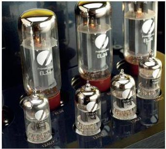 Permatomų stiklo elektroninių lempučių su metalo elektrodais, sumontuotų ant auksuoto metalinio rėmo, įvairių dydžių rinkinys