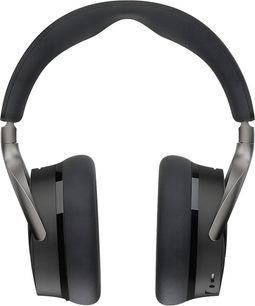 Beyerdynamic Aventho Y svarta hi-fi-hörlurar, framifrån med vadderad bygel och omslutande hörselkåpor